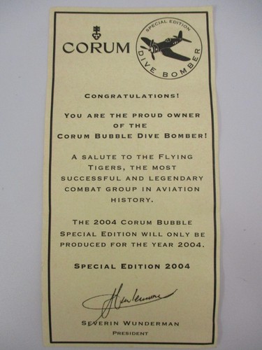 Original corum bubble dive - corum,