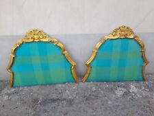 COPPIA TESTATE LETTO DORATE