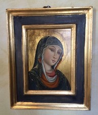 Madonna dipinto ad olio su tavola