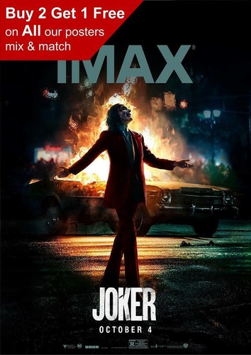Poster joker 2019 imax - poster, a4