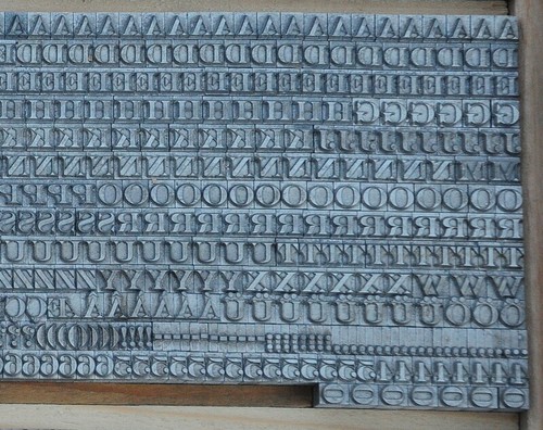 Scritta piombo antiqua 14p - in,