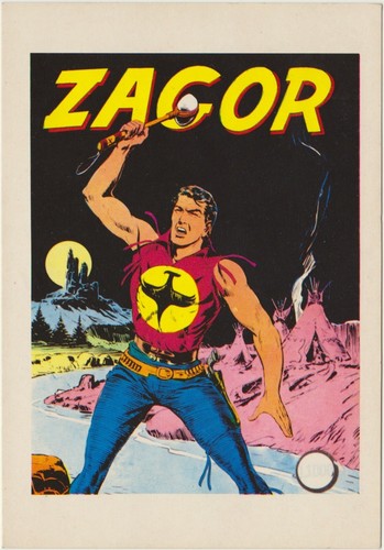 Zagor cartolina primo - zagor, il
