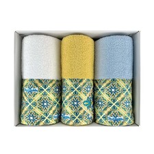Set asciugamani bagno 3+3 in