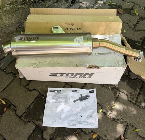 Silenziatore scarico ovale - ,