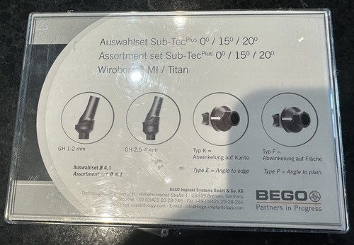 Bego set assortimento - assortimento, sub-tec