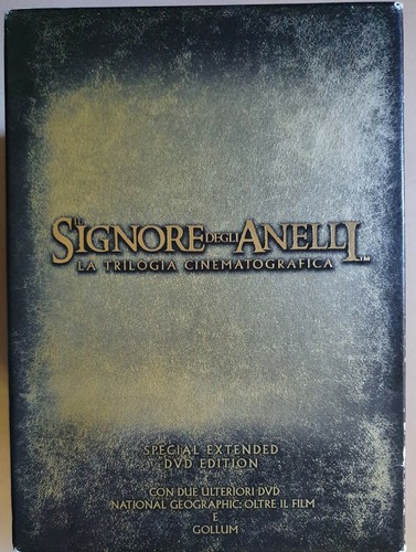 Dvd signore degli anelli - signore,