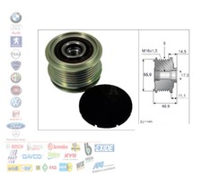 PULEGGIA ALTERNATORE FRIZIONATA MOTORI 1.6 1.9 TDI VW AUDI SKODA SEAT 