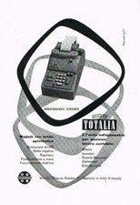 Pubblicità_TOTALIA_ADDIZIONATRICE SCRIVENTE - cm. 26 x 17 - anno 1955 
