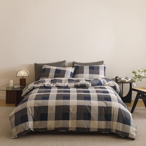 Set lenzuola karever gingham - lenzuola,