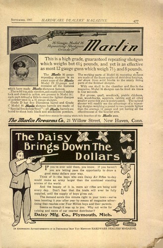1907 carta pubblicitaria daisy - pubblicitaria,