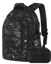 Zaino Scuola Media Superiore Ragazzo Zaino Uomo Grande 17 Pollici Laptop Zaini