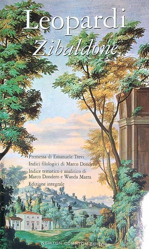 Zibaldone leopardi giacomo - leopardi,