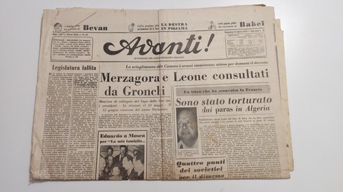 Avanti marzo 1958 giornale - 16,
