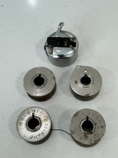 CUSTODIA BOBINA NECCHI BU originale e 4 BOBINE, ottime condizioni