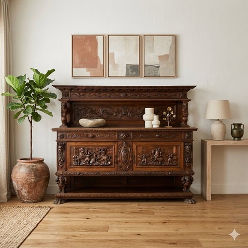 Credenza antica stile - credenza,