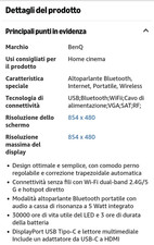 Proiettore portatile benq - benq, gv1