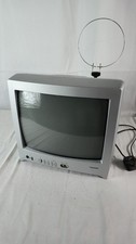 Toshiba 14" CRT Silver TV PAL modello 14N21BS console retrò gioco 