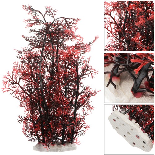 2pz piante plastica acquario - 2pz,