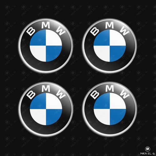 Adesivi coprimozzo ruota bmw - adesivi,