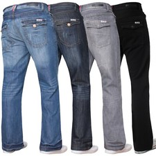 Jeans uomo bootcut gamba larga