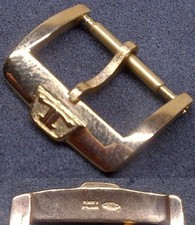 Original Jaeger LeCoultre Buckle Fibbia 14mm inner Rose Gold Plated ! L@@K !