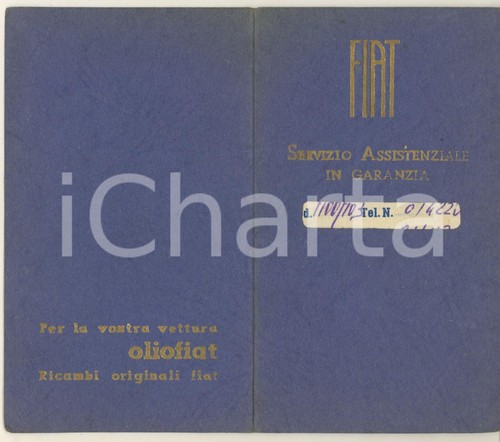 1953 fiat filiale milano - 1953,