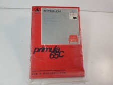 Manuale uso e manutenzione Autobianchi Primula 65C originale terza edizione 1968