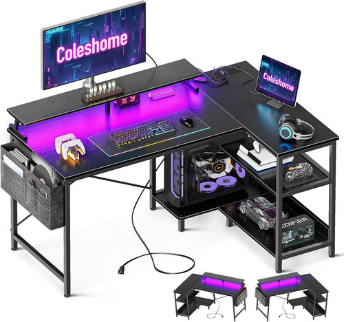Scrivania gaming forma l - gaming,