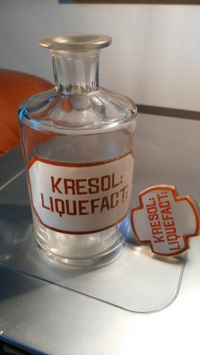 Vaso farmacia antico vetro - vaso,