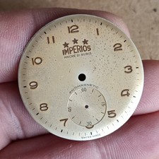 Imperios 3 Stelle, Originale Dial Ø 32 mm Vintage USED Quadrante #68