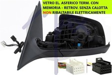 SPECCHIO SPECCHIETTO RETROVISORE ELET. SX PER MERCEDES CLASSE C W204 2007 - 2011