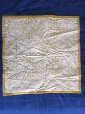 Pianeta Velo Tessuto Bianco Oro VALUTO PROPOSTE Chasuble Casula Velo Manipoli