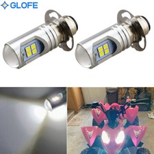 2X White LED Light Bulbs for