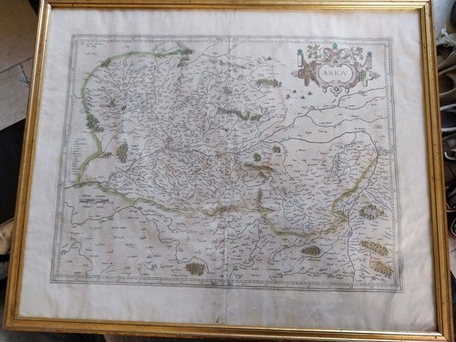 Carte ancienne anjou - carte,