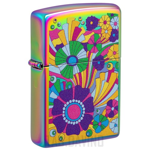 Zippo accendino vintage flower - zippo,
