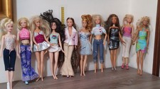LOTTO DI N.10 VARIE BARBIE DA