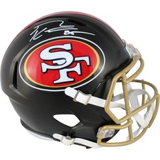 Elmetto George Kittle autografato San Francisco 49ers F/S Rivalries Beckett 53418