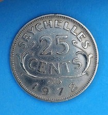 SEYCHELLES 25 CENTESIMI 1972