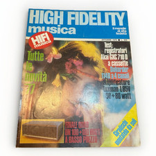 RIVISTE HI-FI MUSICA ANNO 1 N.1-2-3-4-5 1976