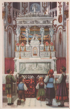 CARTOLINA  VARALLO SESIA VERCELLI L' ALTARE DELLO SCUROLO SACRO MONTE NON VIAGG.