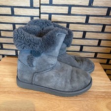 Ugg Bailey Button Gray Boots