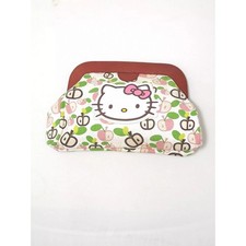 Hello Kitty Victoria Couture Pochette Donna Bianca Pelle Tessuto Borsa A Mano