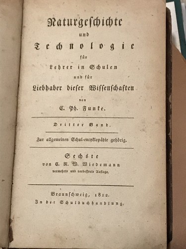 1812 geology hardcover - 1812, book