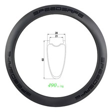 700C 60mm clincher freno a disco strada carbonio un cerchio 28mm larghezza 24-32H ruota 29in