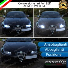 CONVERSIONE FARI FULL LED ALFA ROMEO GT 6000K BIANCO GHIACCIO CANBUS