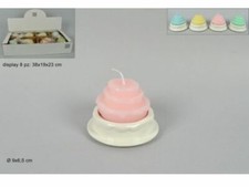 Set 8 Pezzi Candela Cera A