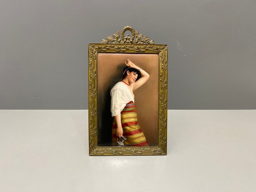 Piatto quadro porcellana