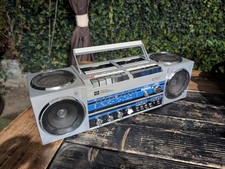 VEF287 USSR Boombox registratore radio cassette vintage - necessita di riparazione IGC