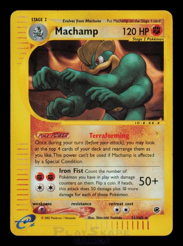 Pokemon card machamp - card,
