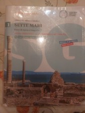 SETTE MARI 1 corso di storia e geografia  libri scolastici usati superiori